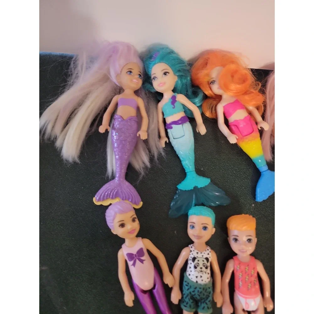 Mattel Barbie Dreamtopia Color Reveal Chelsea Darin boy  Kelly Mermaid lot